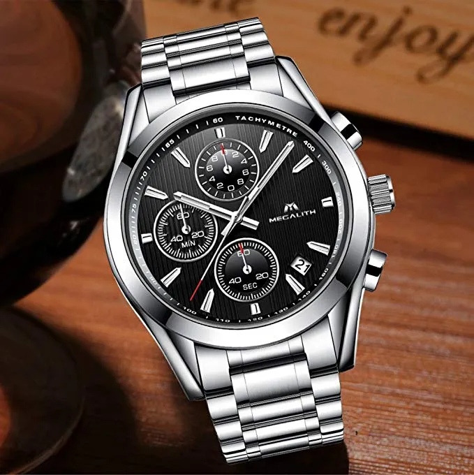 0098M | Quartz Men Watch | Stainless Steel Band