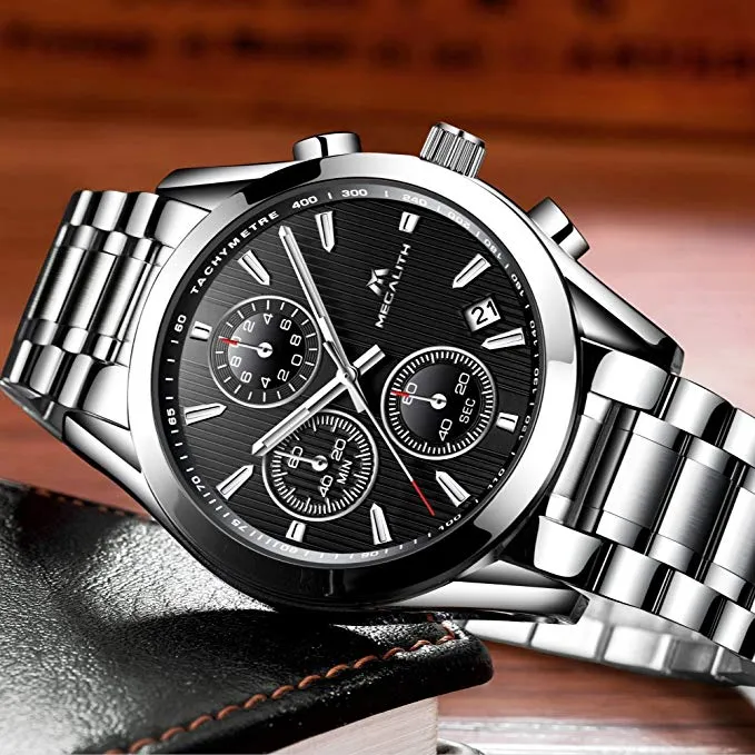 0098M | Quartz Men Watch | Stainless Steel Band