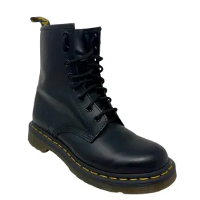 1460 Smooth Leather Lace Up Boots By Dr Martens In Black, Size: 7.5