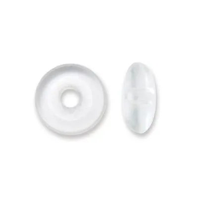 1.5mm Clear Rondelle Bead Bumpers from Beadalon