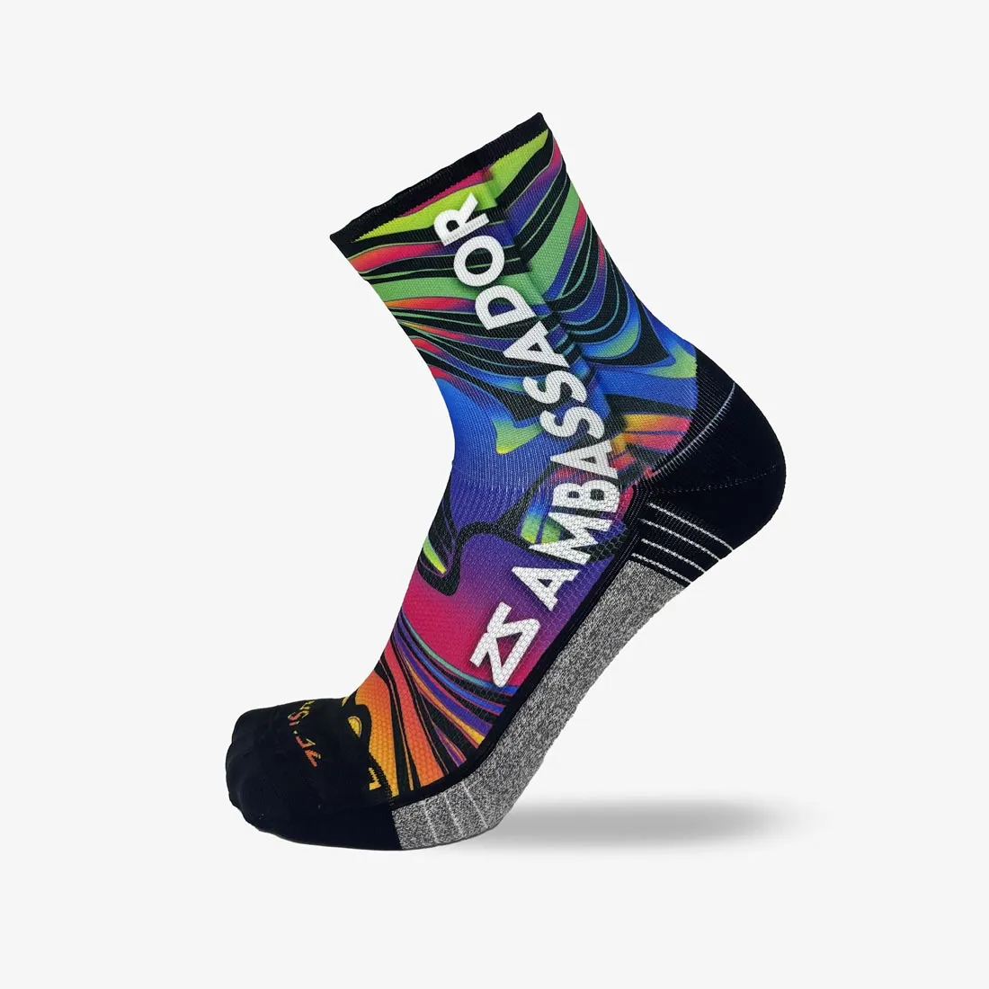 2024 Rainbow Swirls Ambassador Socks (Mini-Crew)