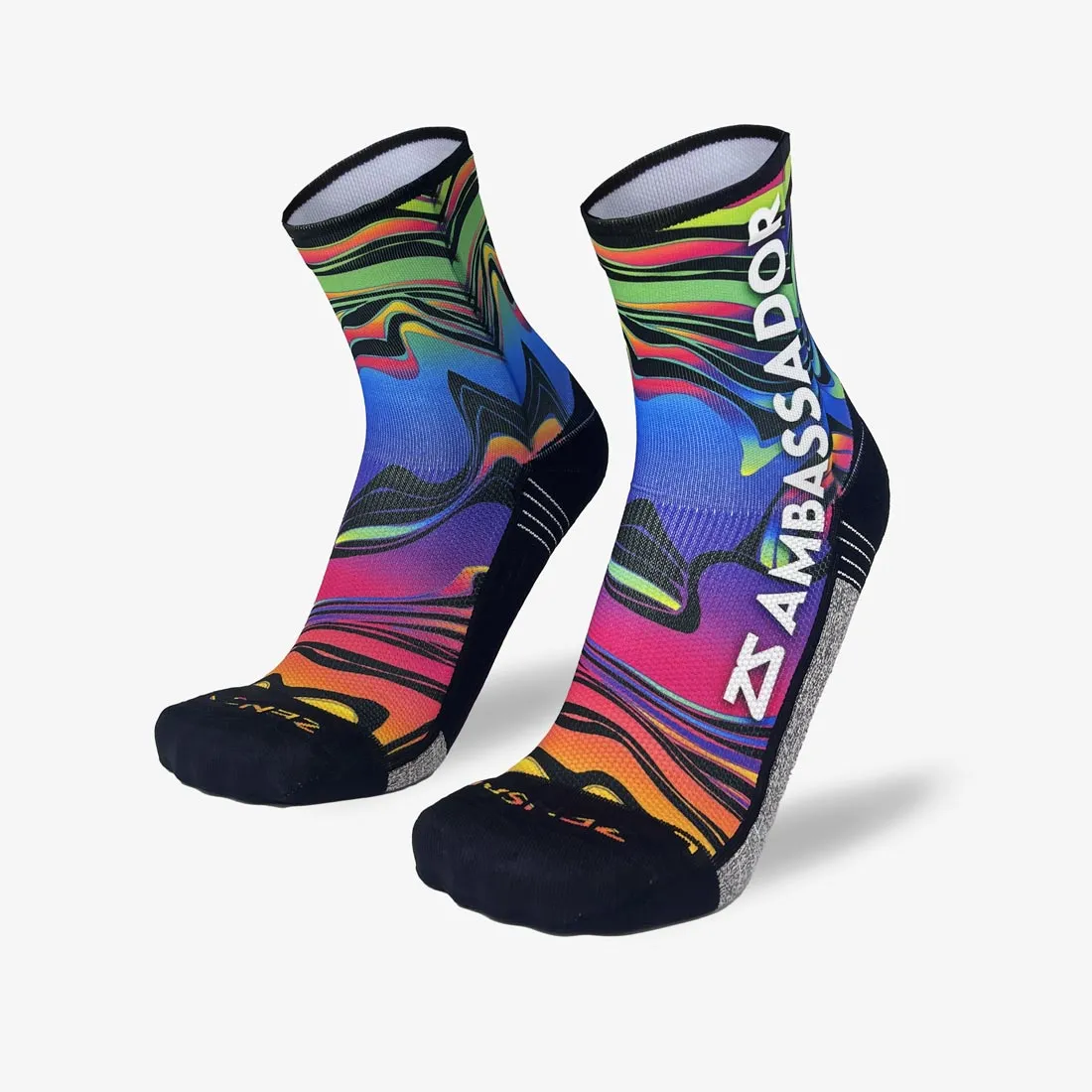 2024 Rainbow Swirls Ambassador Socks (Mini-Crew)