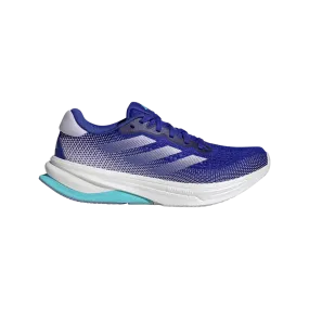 Adidas Women's Supernova Solution Running Shoes in Preloved ink/Flash Aqua/ftwr White AW24