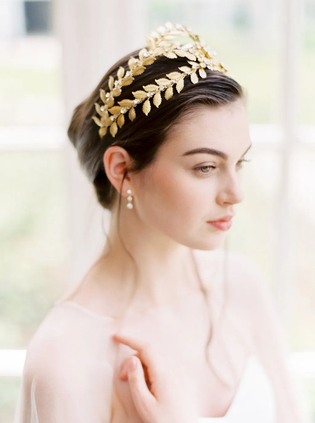 ALEXANDRIA | Gold Wedding Crown