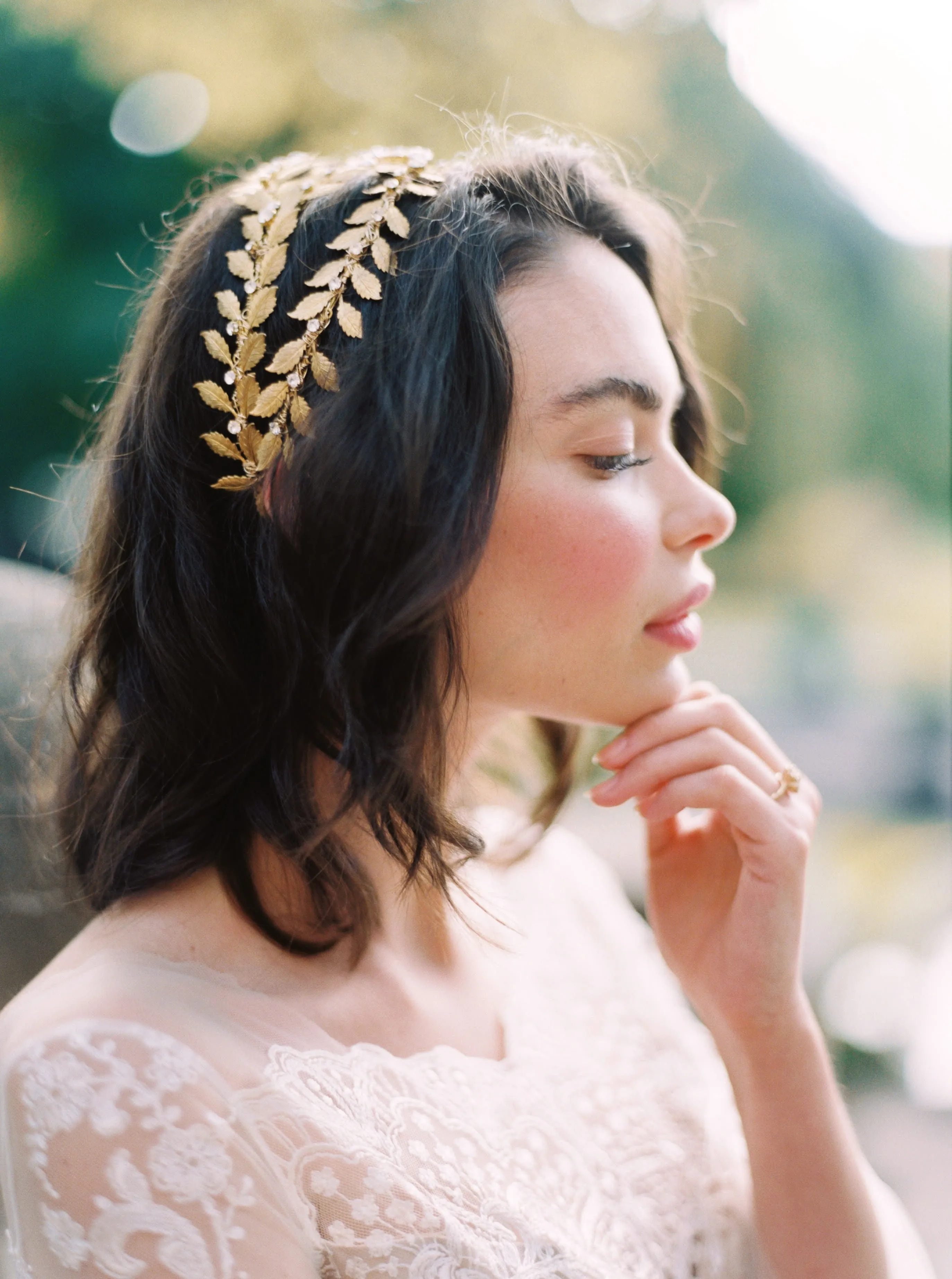 ALEXANDRIA | Gold Wedding Crown