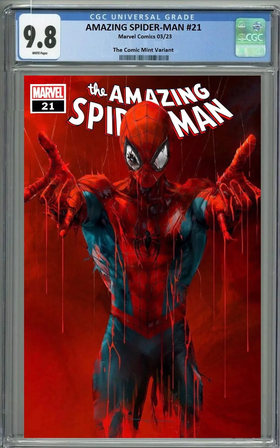 AMAZING SPIDER-MAN 21 IVAN TAO DRIP VARIANT