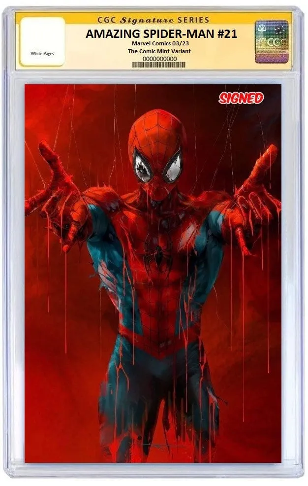 AMAZING SPIDER-MAN 21 IVAN TAO DRIP VARIANT