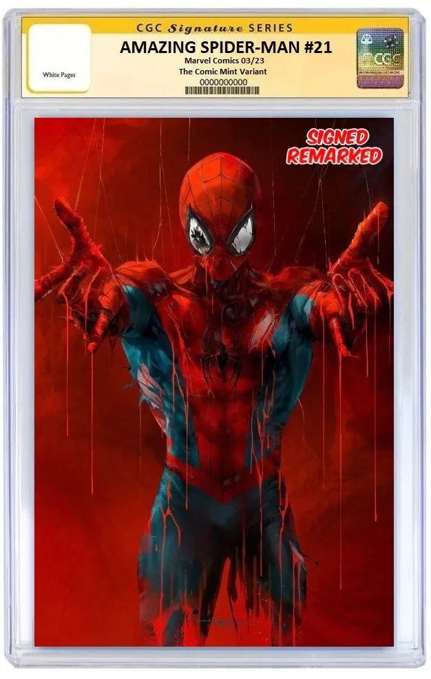 AMAZING SPIDER-MAN 21 IVAN TAO DRIP VARIANT