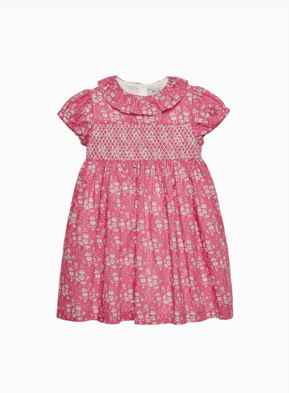 Baby Capel Floral Smocked Party Dress