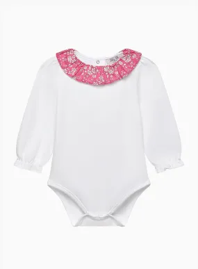 Baby Long Sleeved Willow Body in Bright Pink Capel