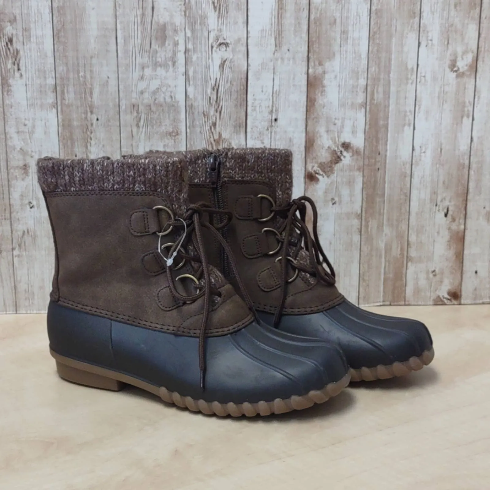 Baretraps Fabulous Duck Boot Dark Brown