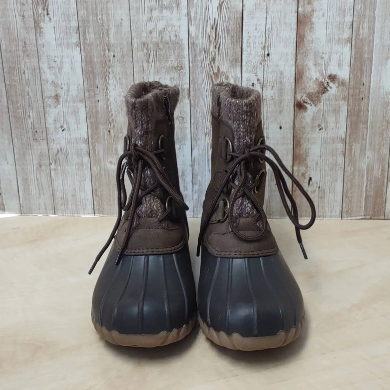 Baretraps Fabulous Duck Boot Dark Brown