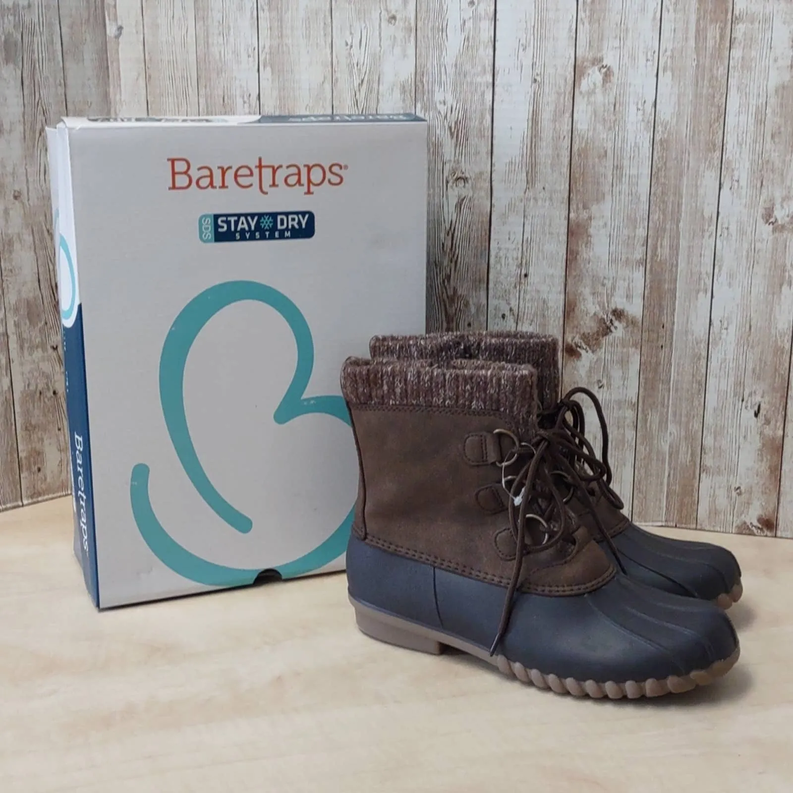 Baretraps Fabulous Duck Boot Dark Brown