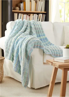 Beach Blocks Knit Blanket