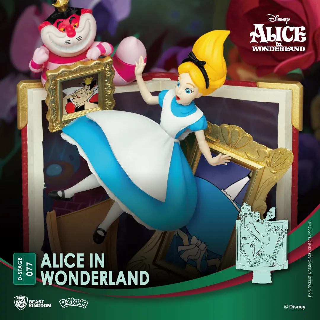 Beast Kingdom DS-077 Story Book Series Alice in Wonderland Diorama Stage D-Stage Figure Statue