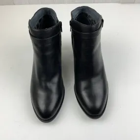 Black Boots Ankle Heels Vionic, Size 9