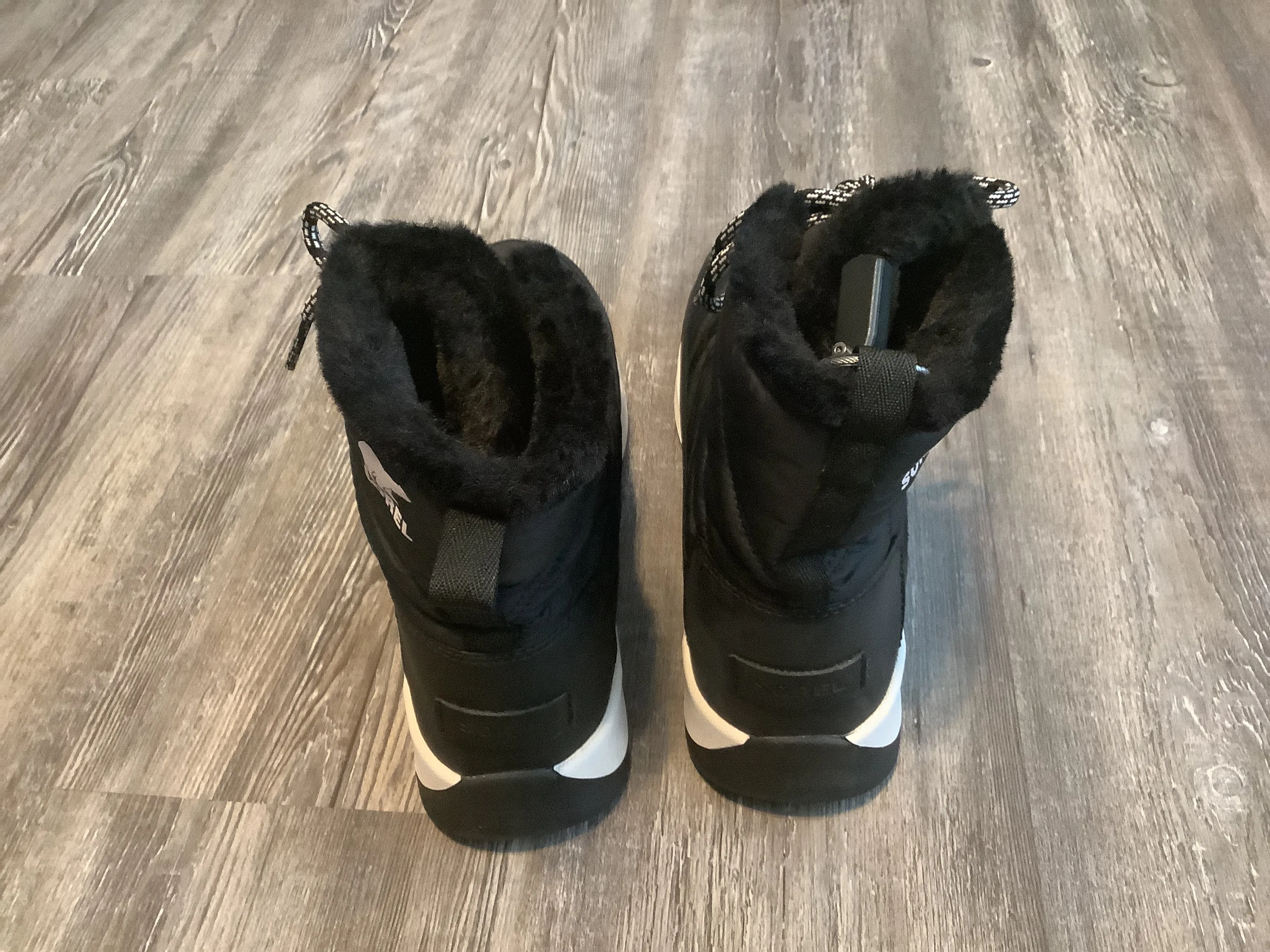 Black Boots Rain Sorel, Size 9