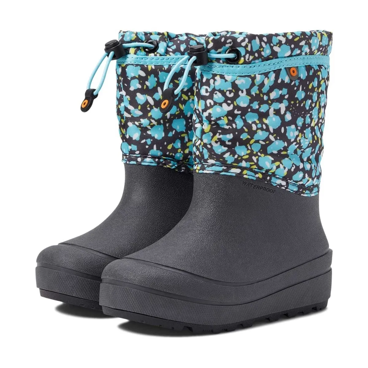 Bogs Kids Snow Shell Dark Grey Multi Waterproof