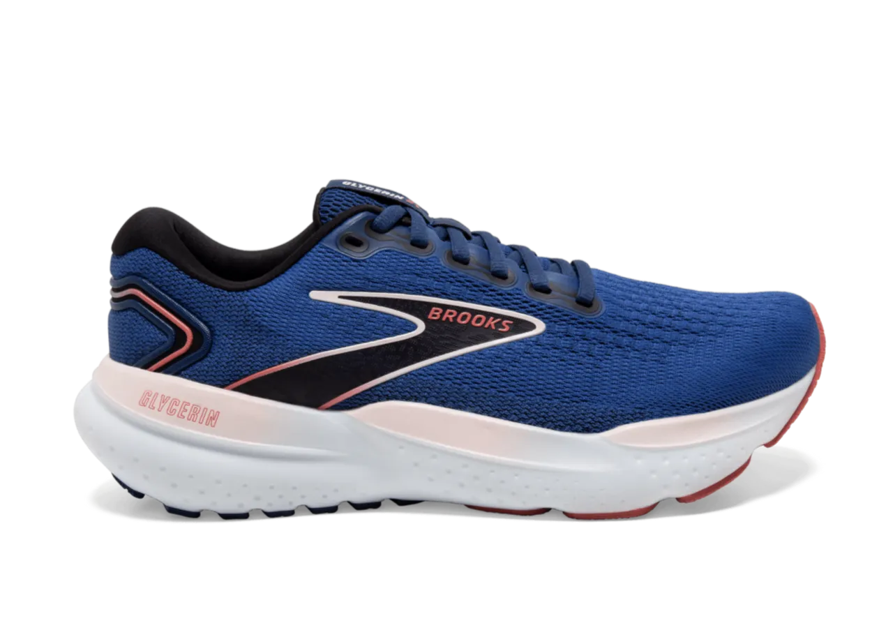 Brooks Glycerin 21 (D Width) - Blue/Icy Pink (Womens)