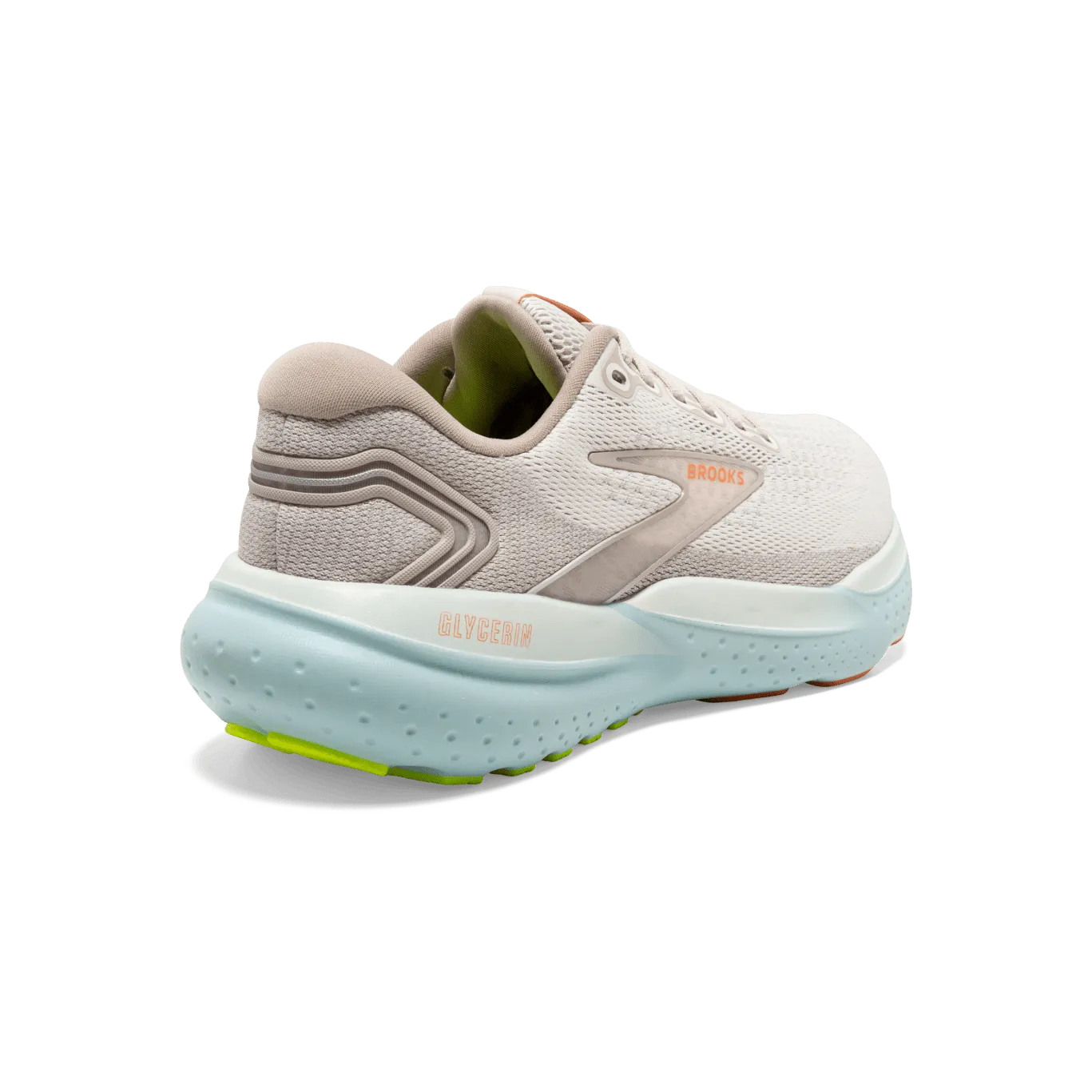 Brooks Glycerin 21 (D Width) - Coconut/Aqua/Autumn Sunset (Womens)