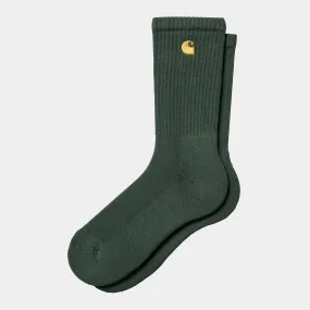 Carhartt Chase Socks Sycamore Tree / Gold