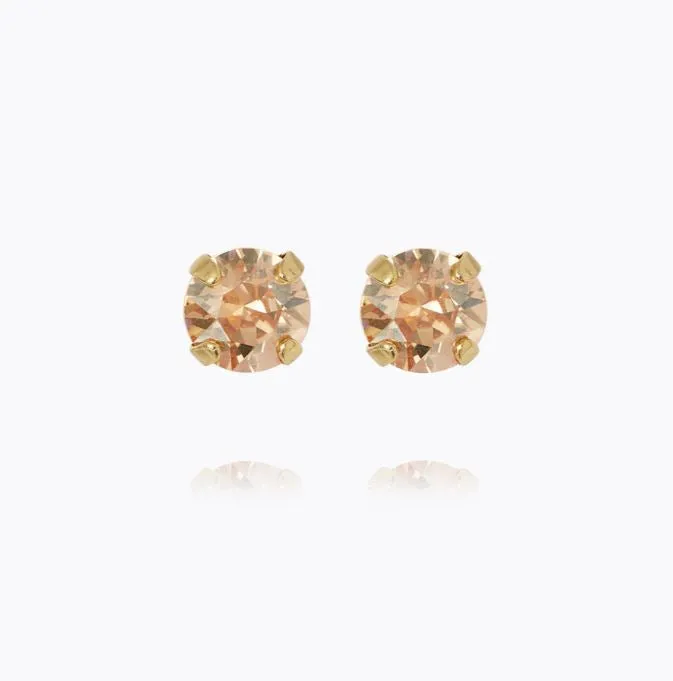 Caroline Svedbom Mini Stud Earrings Golden Shadow