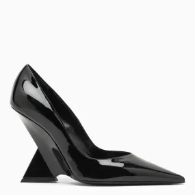 Cheope Black Patent Leather Décolleté