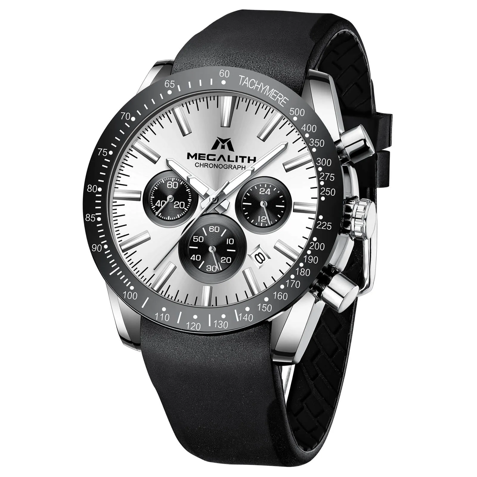 Chronograph Watch | Rubber Band | 8270M