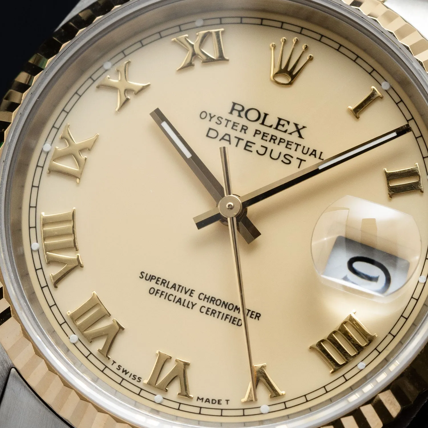 Datejust 36mm Ivory Roman Dial 1990 - 16233