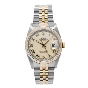 Datejust 36mm Ivory Roman Dial 1990 - 16233