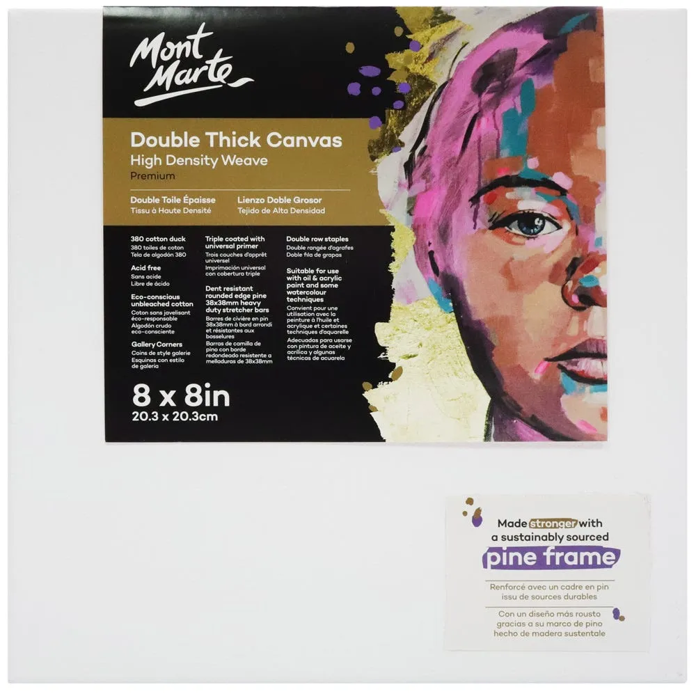 Double Thick Canvas Premium 20.3 x 20.3cm (8 x 8in)