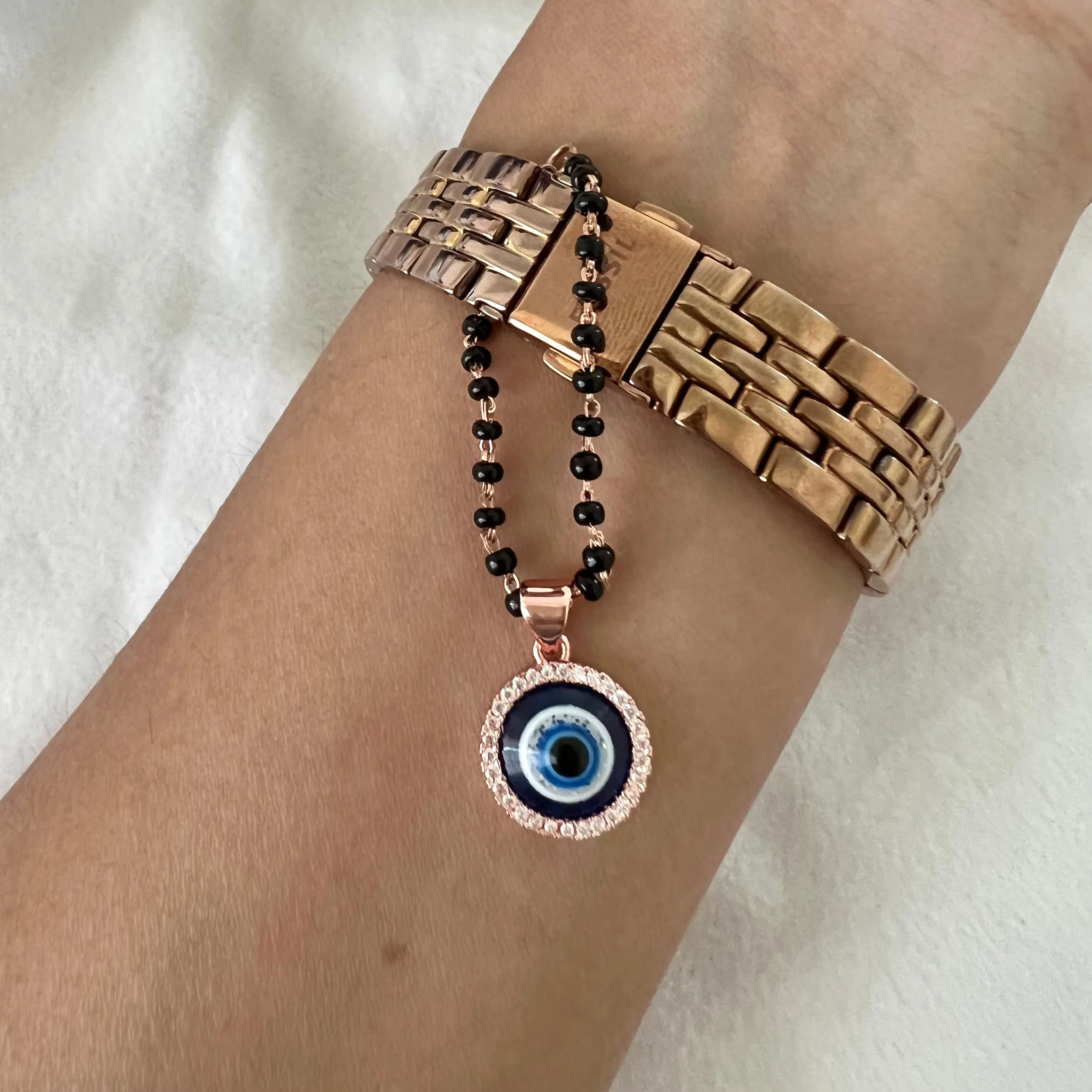 Evileye Mangalsutra Watch Charms