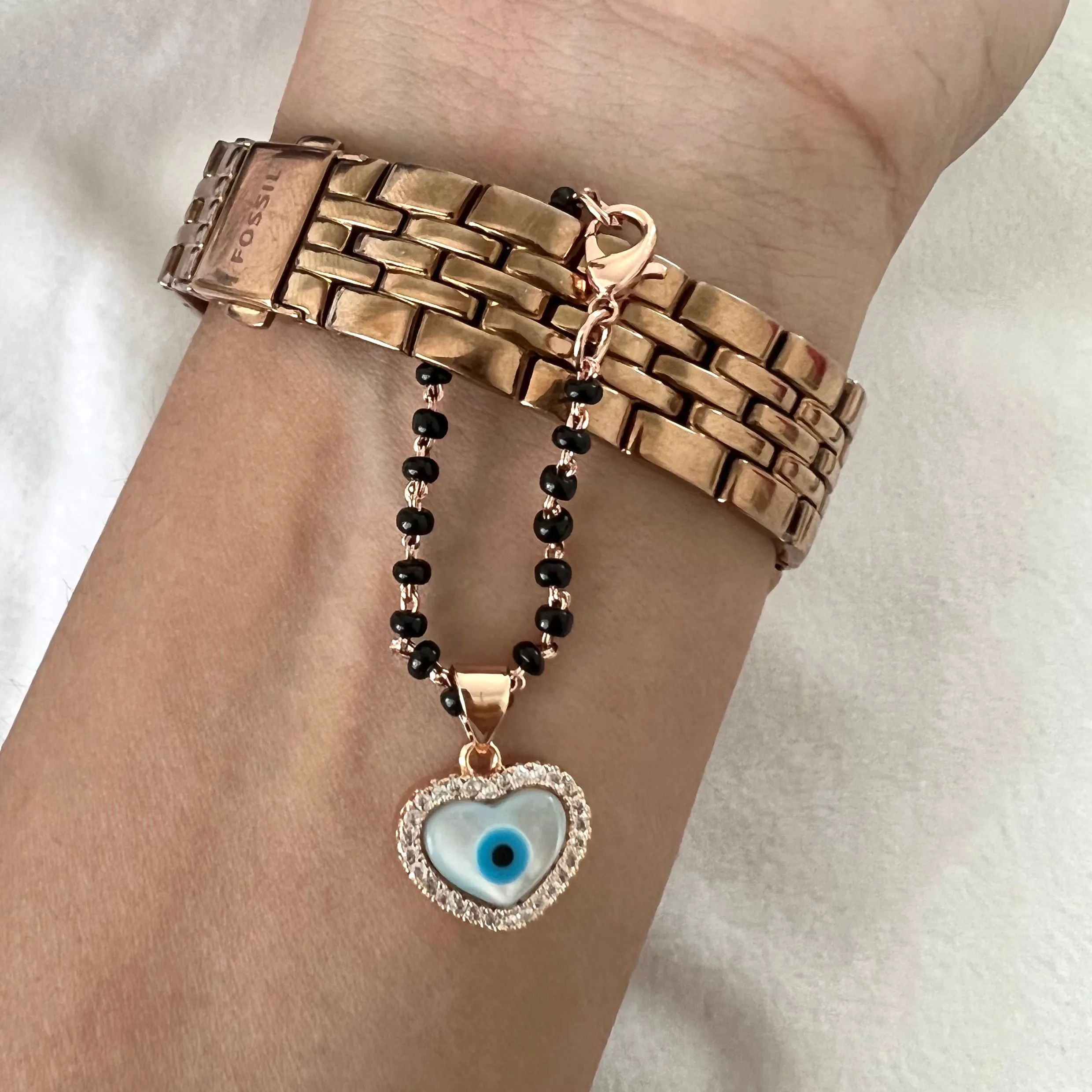 Evileye Mangalsutra Watch Charms