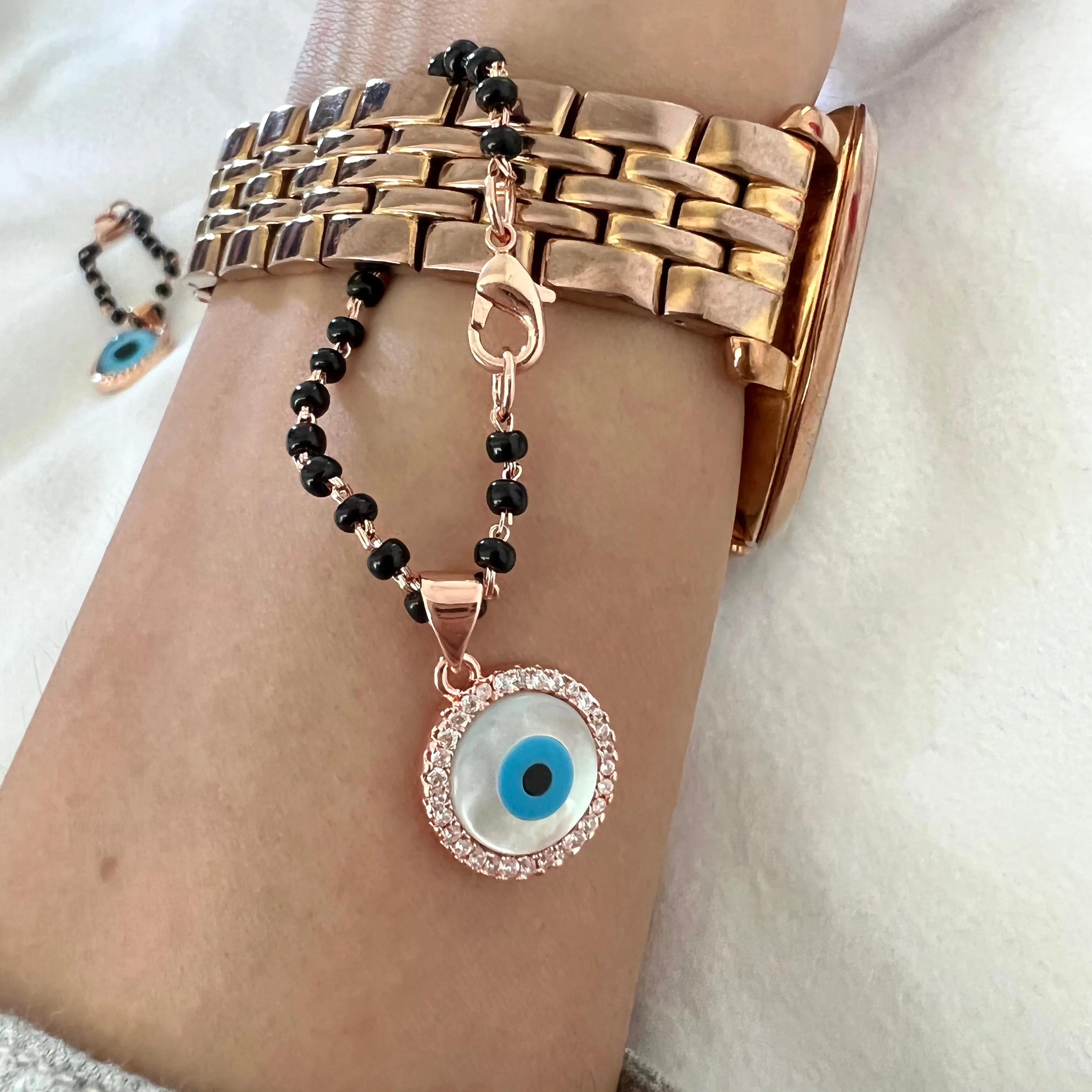 Evileye Mangalsutra Watch Charms