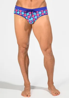 Freestyle Swim Brief w/ Removable Cup (Honeycomb)