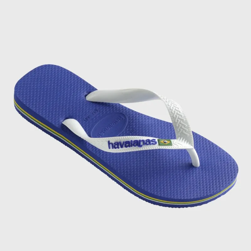 Havaianas Unisex Brazil Logo Thongs Blue/Multi _ 157488 _ Blue