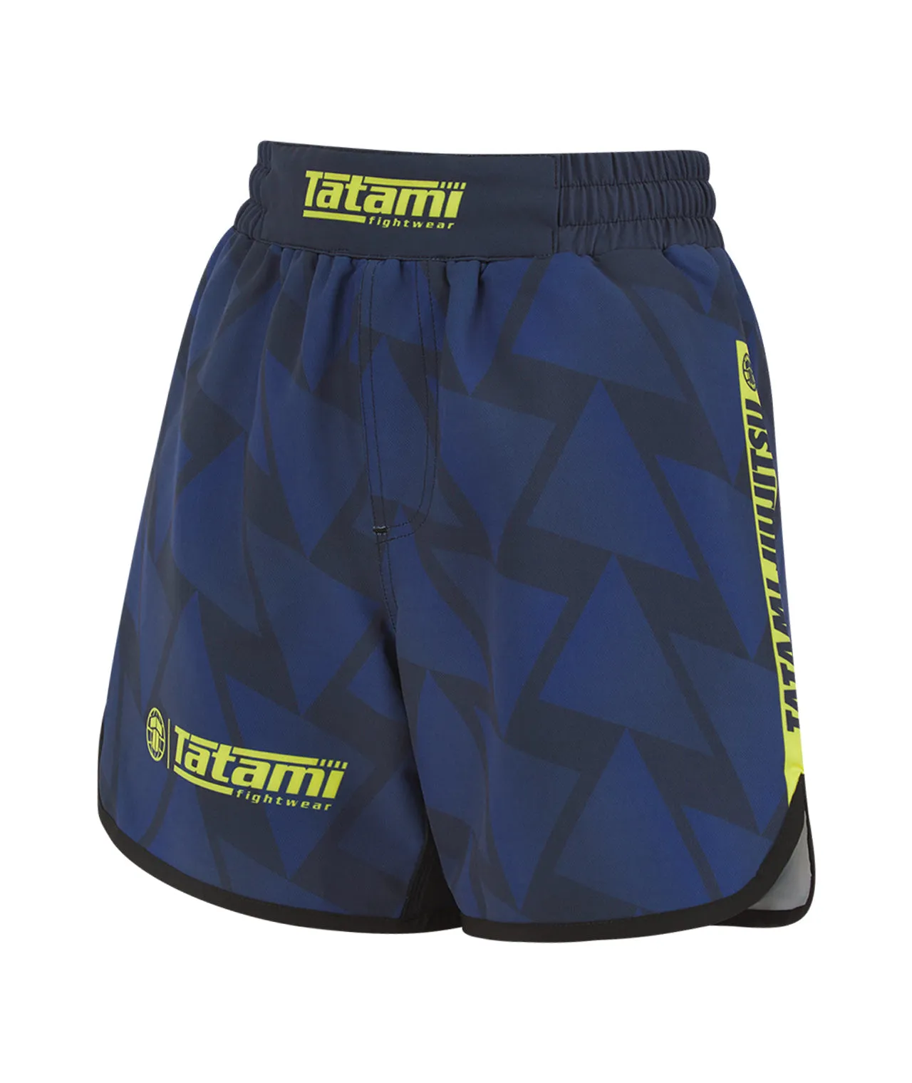 Kids Abstract Shorts - Navy