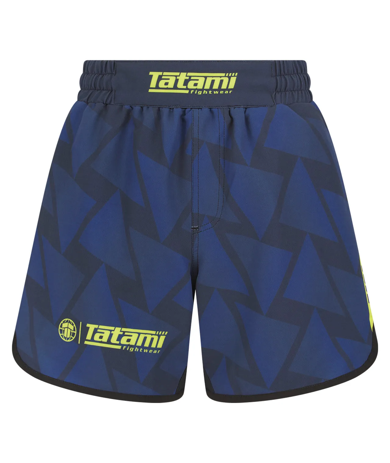 Kids Abstract Shorts - Navy