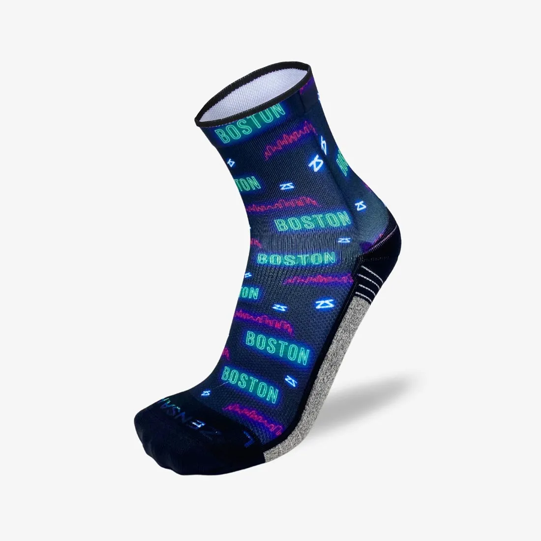 Neon Boston Socks (Mini-Crew)