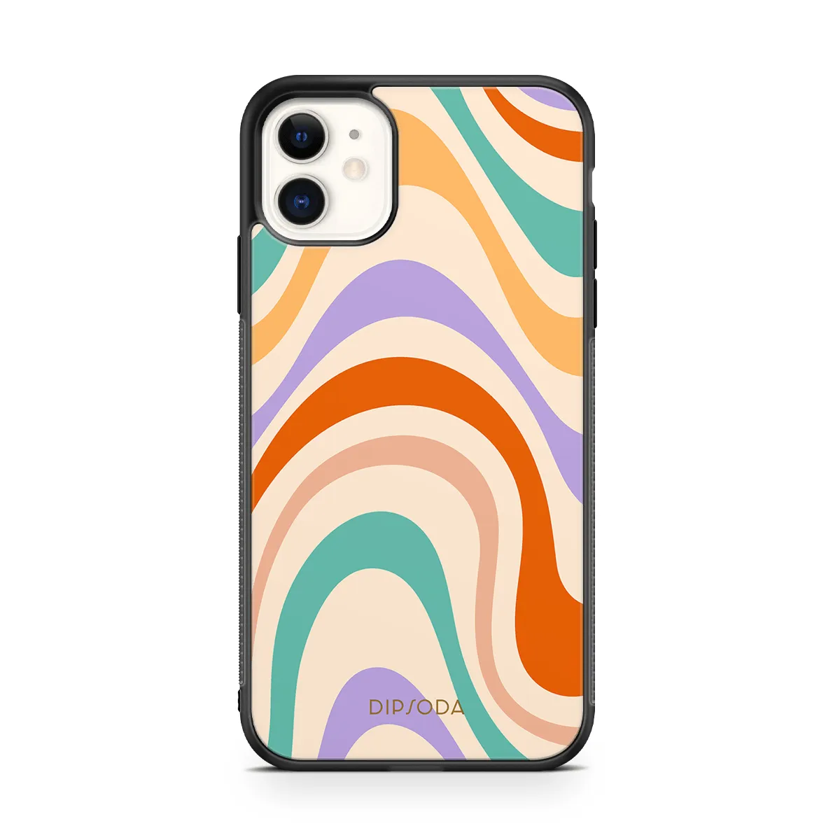 Pastel Waves Rubber Phone Case