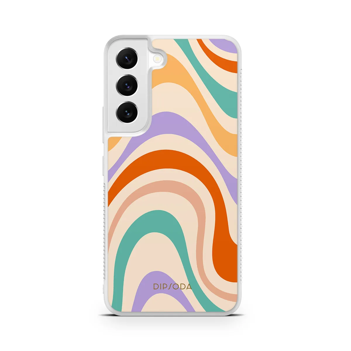 Pastel Waves Rubber Phone Case