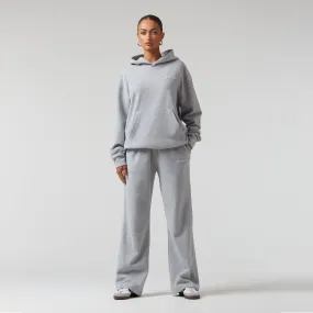 Soft Knit Tracksuit I Grey Marl