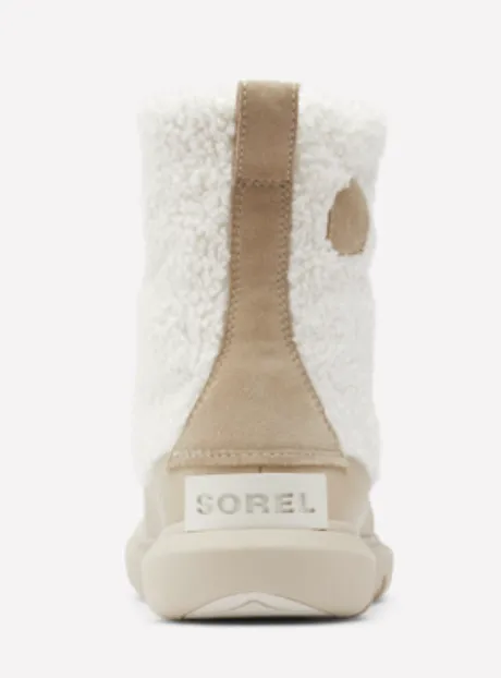 Sorel Explorer ll Joan Cozy Ancient Fossil Off-White Boots