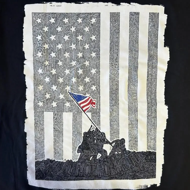 T-Shirt - Raising the Flag