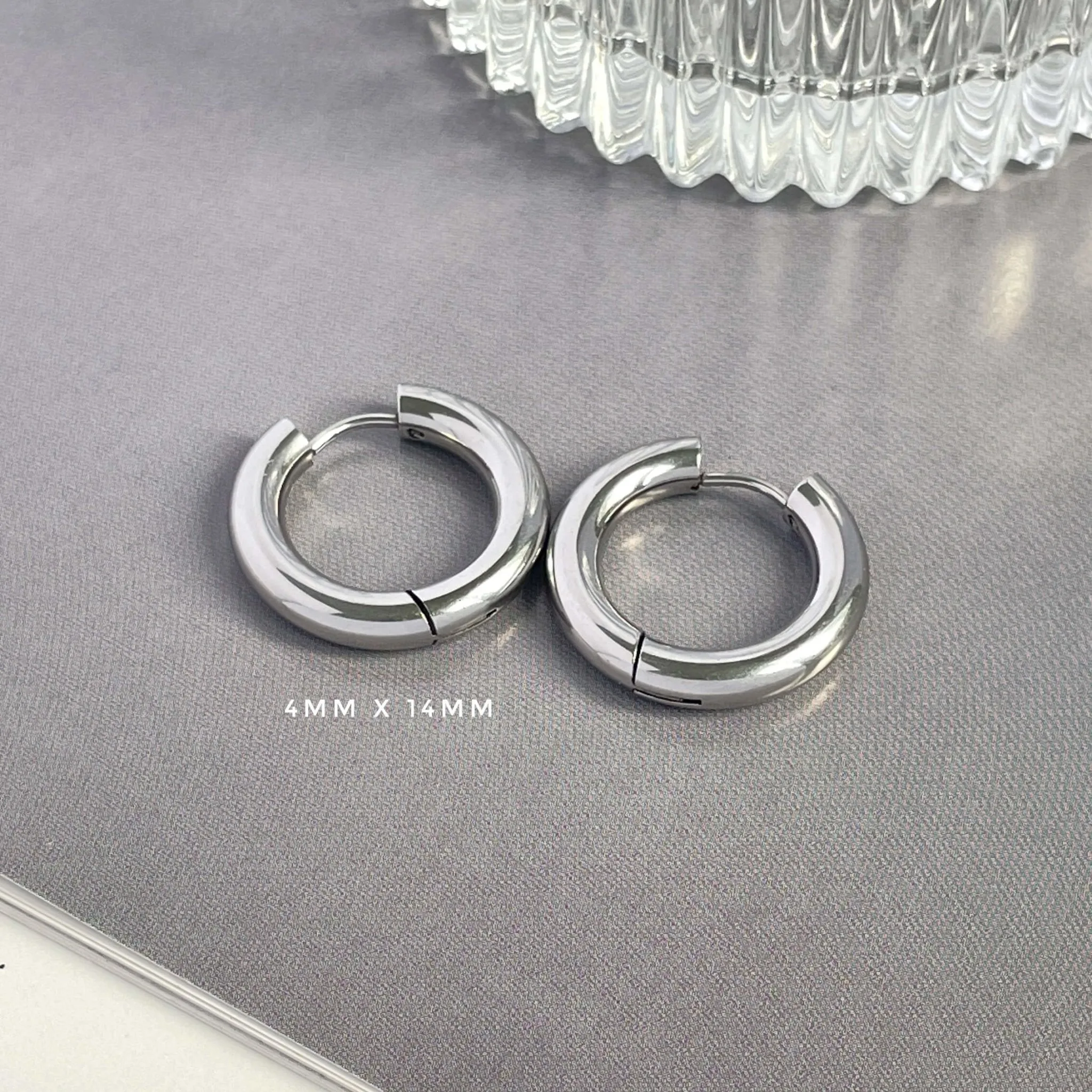 Thick Hoop Earring