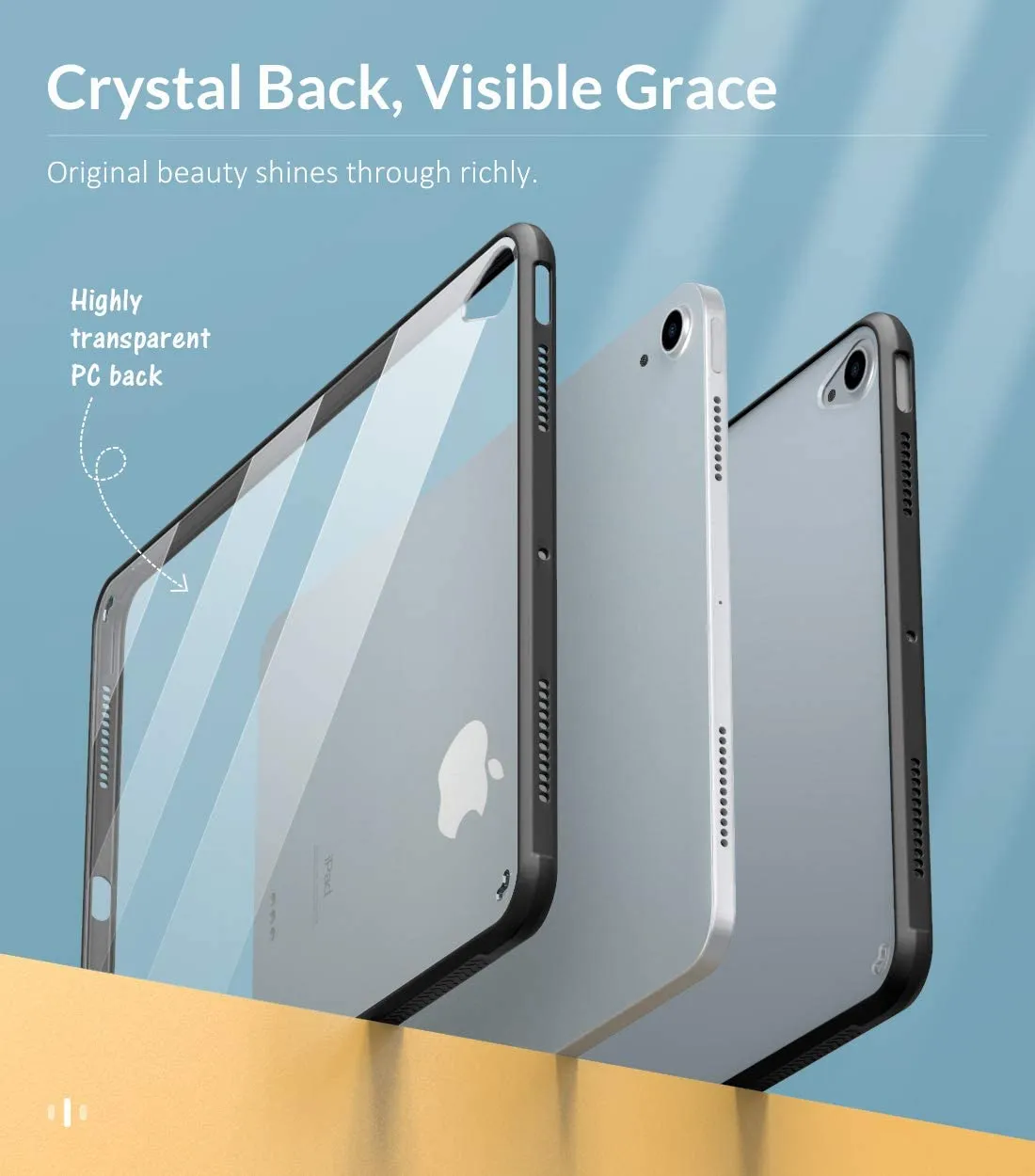 Venture Series Clear Hard Shell Case - iPad Air 10.9" and iPad Air 11" M2